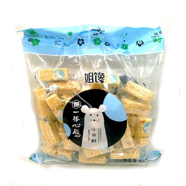 美味小米酥400g袋 *3袋米花糖花生酥手工特产零食小吃糕点心传统休闲零食小吃